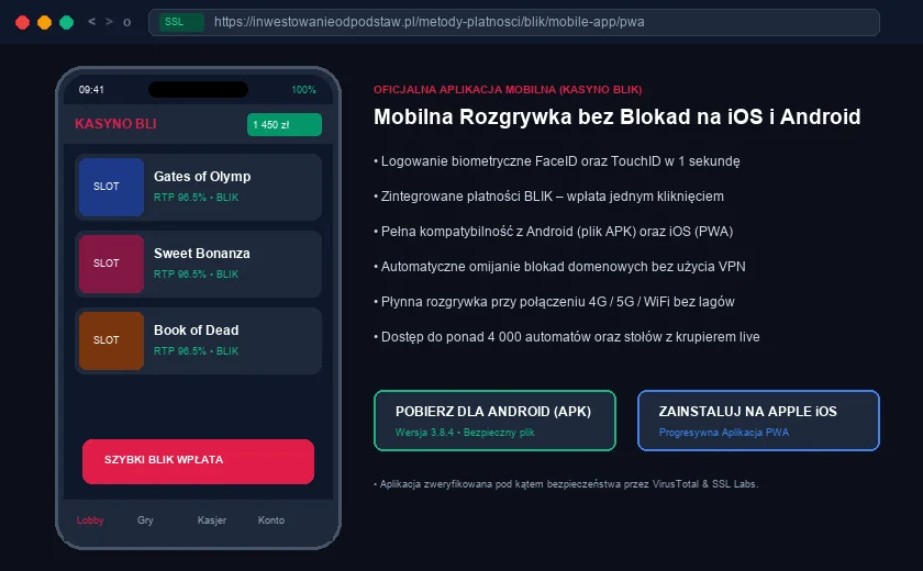 Blik :  bezpieczne kasyno z licencją MGA