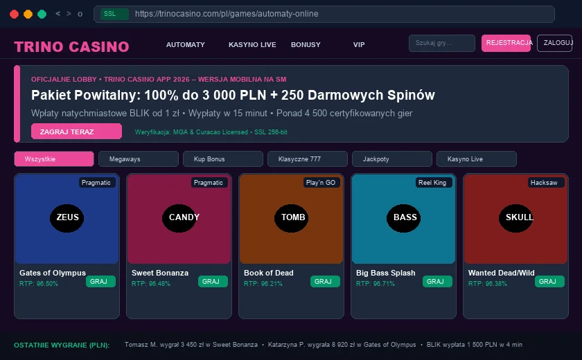 Trino Casino App :  oficjalna aplikacja mobilna i instalacja